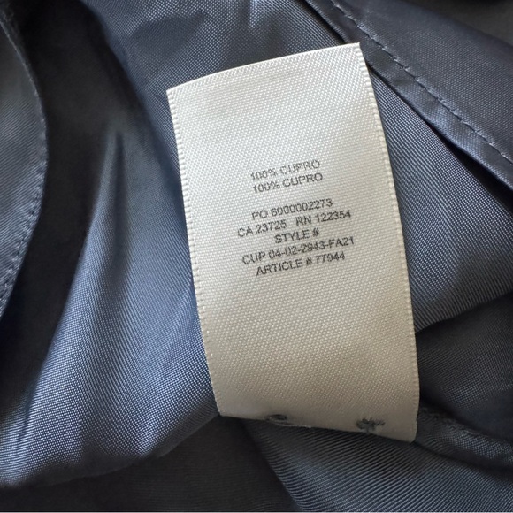 Wilfred by Aritzia Tie-Front Satin Blouse – Granite Blue – Size Small – NWT - Picture 13 of 13